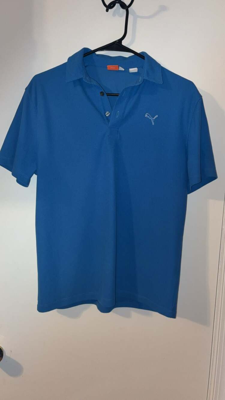 Puma Sportlifestyle Polo Shirt Blue Size XL